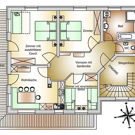 Appartement Roswitha *